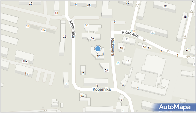 Maków Mazowiecki, Kopernika Mikołaja, 5C, mapa Maków Mazowiecki