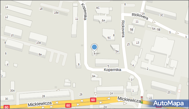 Maków Mazowiecki, Kopernika Mikołaja, 7, mapa Maków Mazowiecki
