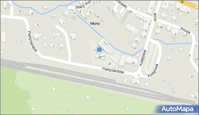 Maków Podhalański, Kolejowa, 18, mapa Maków Podhalański
