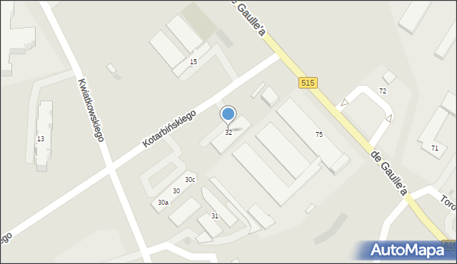 Malbork, Kotarbińskiego Tadeusza, 32, mapa Malborka