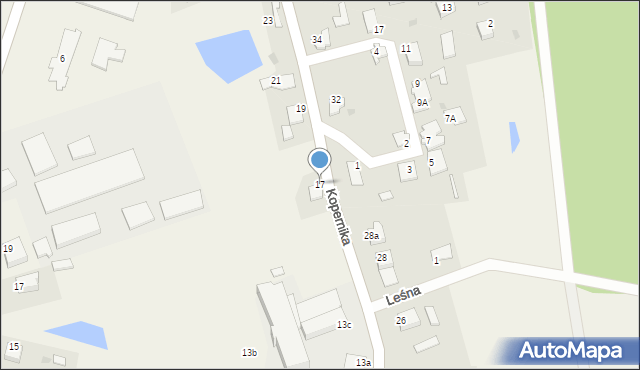 Małdyty, Kopernika Mikołaja, 17, mapa Małdyty