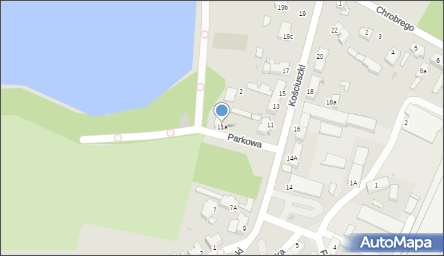 Małomice, Kościuszki Tadeusza, gen., 11a, mapa Małomice
