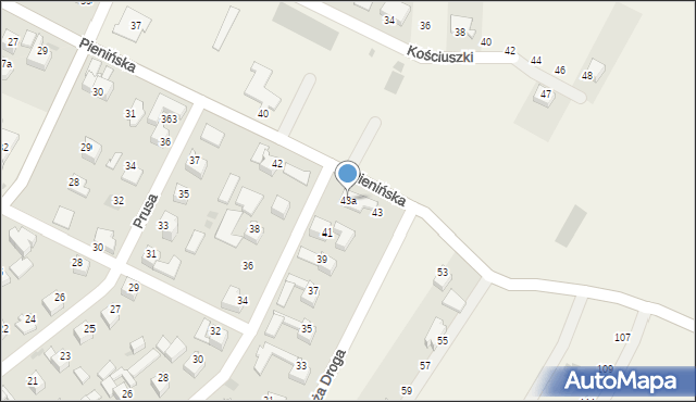 Maniowy, Konopnickiej Marii, 43a, mapa Maniowy