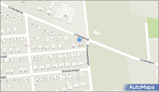 Margonin, Kochanowskiego Jana, 2c, mapa Margonin