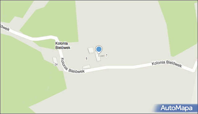 Marki, Kolonia Bielówek, 18, mapa Marki