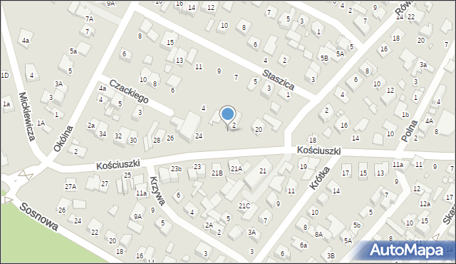 Marki, Kościuszki Tadeusza, gen., 22, mapa Marki