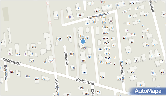 Marki, Kościuszki Tadeusza, gen., 38m, mapa Marki