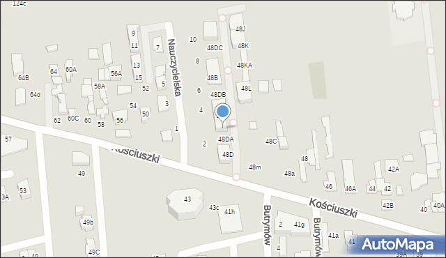 Marki, Kościuszki Tadeusza, gen., 48E, mapa Marki