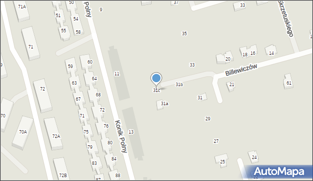 Marki, Kowalskiego Rocha, 31c, mapa Marki