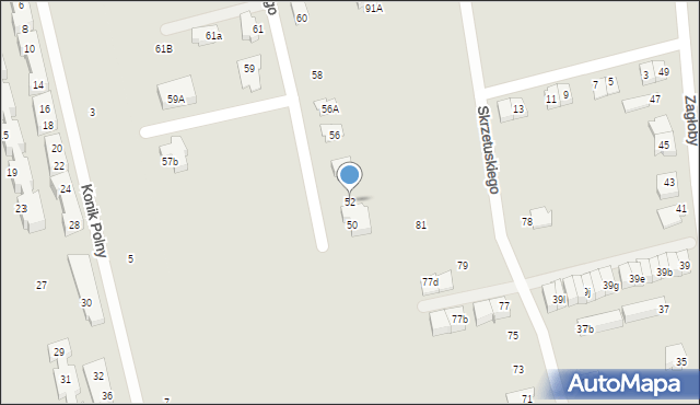 Marki, Kowalskiego Rocha, 52, mapa Marki
