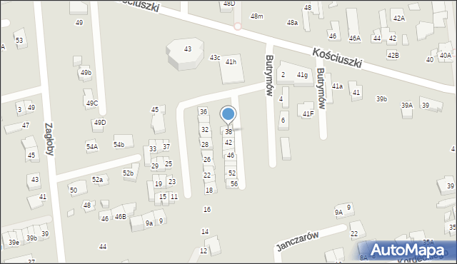 Marki, Kozacka, 38, mapa Marki