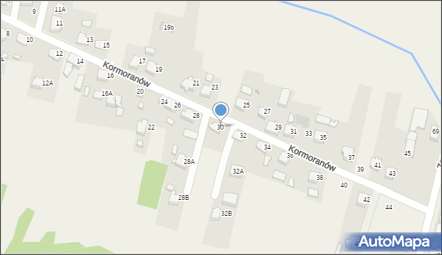 Marklowice, Kormoranów, 30, mapa Marklowice