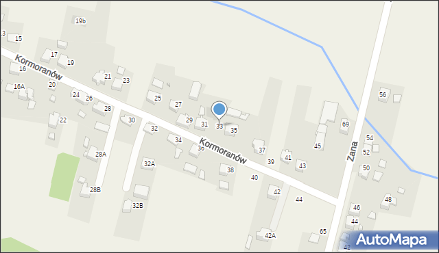 Marklowice, Kormoranów, 33, mapa Marklowice