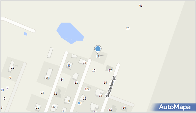 Maszewo, Komara Władysława, 18, mapa Maszewo