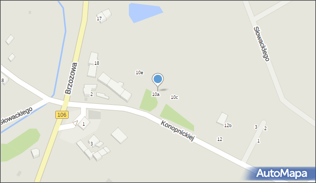 Maszewo, Konopnickiej Marii, 10b, mapa Maszewo