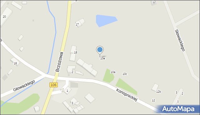 Maszewo, Konopnickiej Marii, 10f, mapa Maszewo