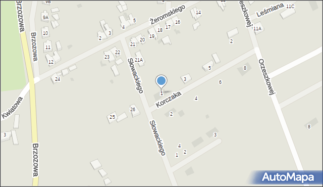 Maszewo, Korczaka Janusza, 1, mapa Maszewo