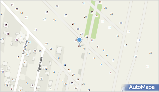 Maszewo Duże, Konopnickiej Marii, 11, mapa Maszewo Duże