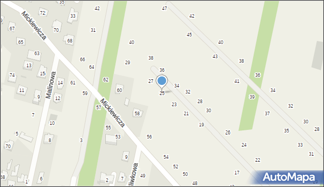 Maszewo Duże, Konopnickiej Marii, 25, mapa Maszewo Duże