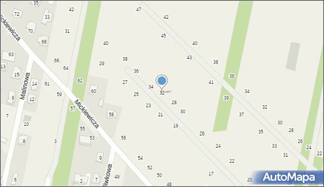 Maszewo Duże, Konopnickiej Marii, 32, mapa Maszewo Duże