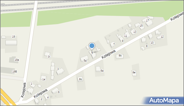 Mazurowice, Kolejowa, 5, mapa Mazurowice