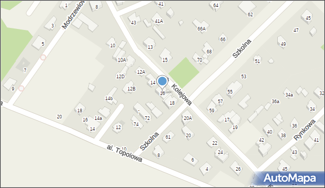 Michałowice, Kolejowa, 16, mapa Michałowice