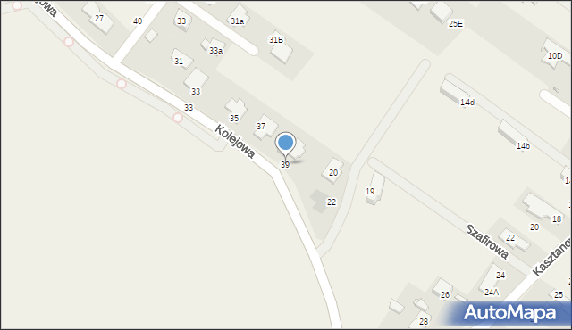 Michałowice-Wieś, Kolejowa, 39, mapa Michałowice-Wieś