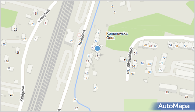 Miechów, Kolejowa, 6, mapa Miechów