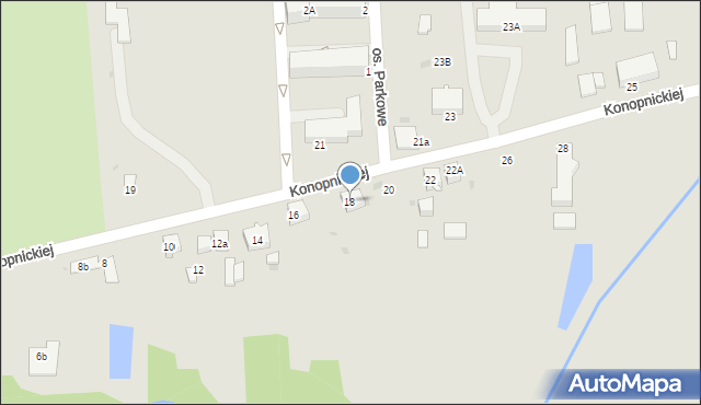 Miechów, Konopnickiej Marii, 18, mapa Miechów