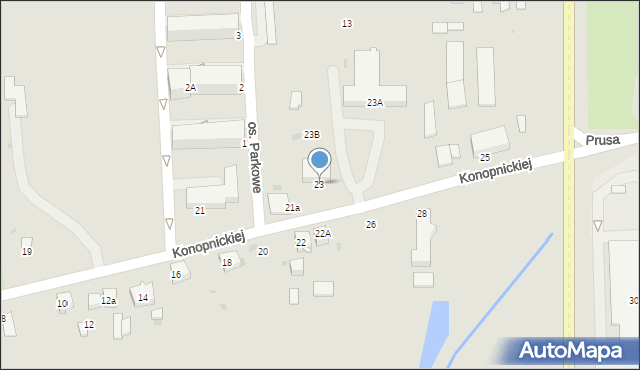 Miechów, Konopnickiej Marii, 23, mapa Miechów