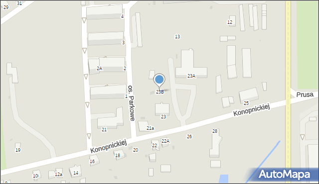 Miechów, Konopnickiej Marii, 23B, mapa Miechów