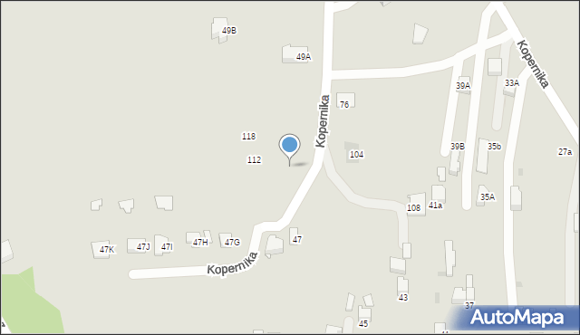 Miechów, Kopernika Mikołaja, 111, mapa Miechów
