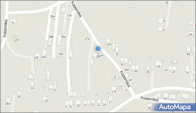 Miechów, Kopernika Mikołaja, 15A, mapa Miechów
