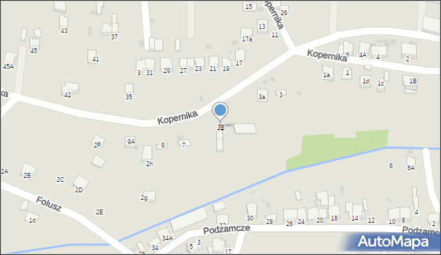 Miechów, Kopernika Mikołaja, 3B, mapa Miechów