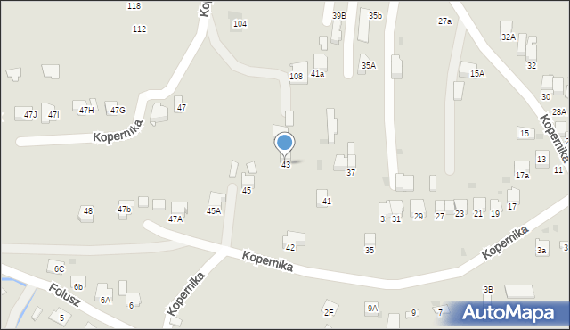 Miechów, Kopernika Mikołaja, 43, mapa Miechów