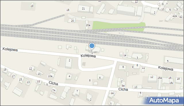 Miechów-Charsznica, Kolejowa, 1, mapa Miechów-Charsznica