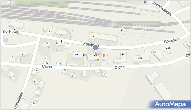 Miechów-Charsznica, Kolejowa, 16, mapa Miechów-Charsznica