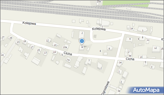 Miechów-Charsznica, Kolejowa, 4, mapa Miechów-Charsznica