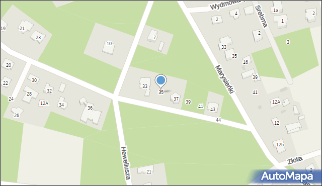 Międzyborów, Kopernika Mikołaja, 35, mapa Międzyborów