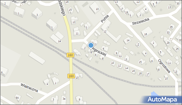 Międzychód, Konopnickiej Marii, 4, mapa Międzychód