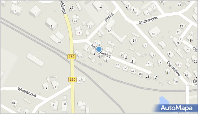 Międzychód, Konopnickiej Marii, 6, mapa Międzychód