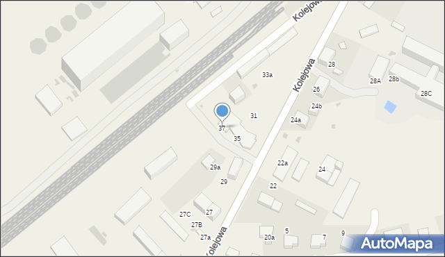 Mietków, Kolejowa, 37, mapa Mietków