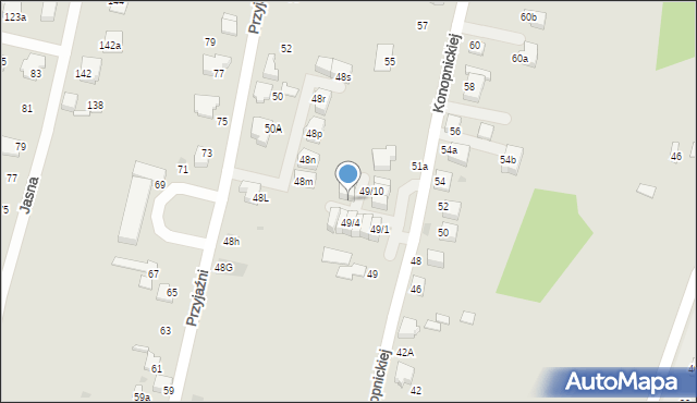 Mikołów, Konopnickiej Marii, 49/7, mapa Mikołów