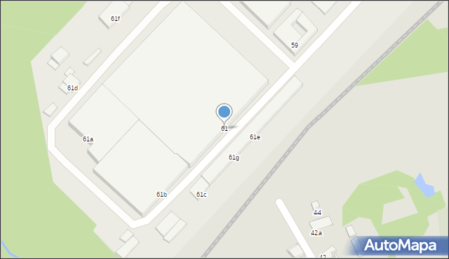 Mikołów, Kościuszki Tadeusza, gen., 61, mapa Mikołów