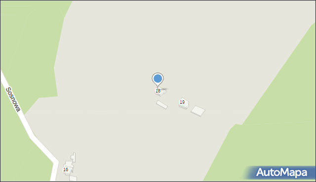 Mikołów, Kolonia Huta, 18, mapa Mikołów
