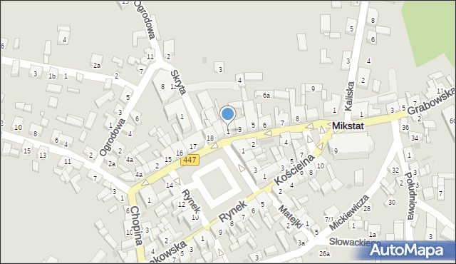 Mikstat, Kościuszki Tadeusza, gen., 1, mapa Mikstat