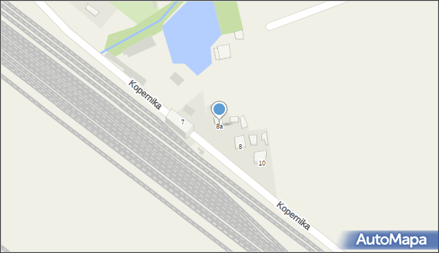 Miłkowice, Kopernika Mikołaja, 8a, mapa Miłkowice