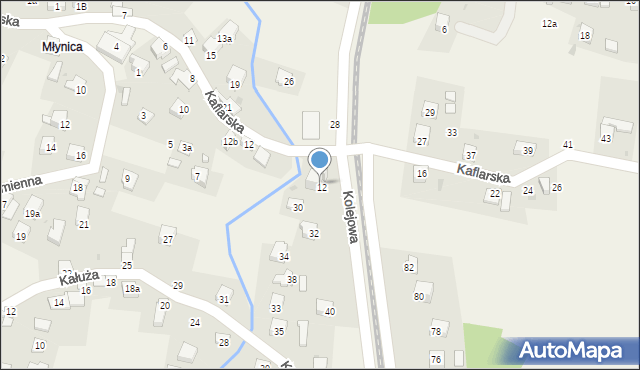 Milówka, Kolejowa, 16, mapa Milówka