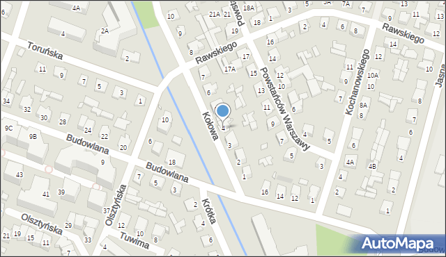 Mińsk Mazowiecki, Kołowa, 4, mapa Mińsk Mazowiecki