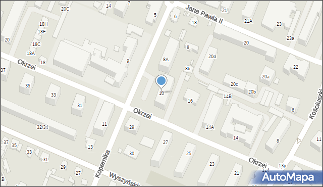 Mińsk Mazowiecki, Kopernika Mikołaja, 10, mapa Mińsk Mazowiecki